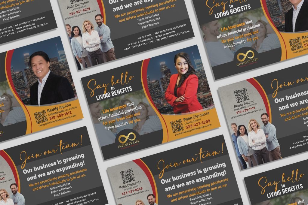 4x6 postcard design in Los Angeles